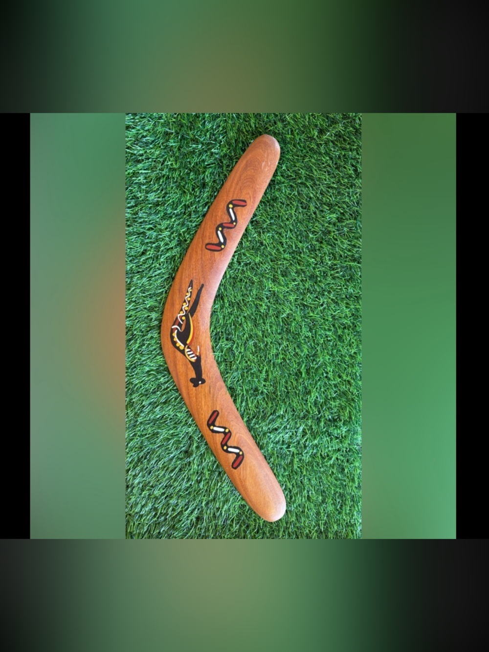 Australian Aboriginal Handcrafted Boomerang-Authentic Aboriginal Boomerang-18”